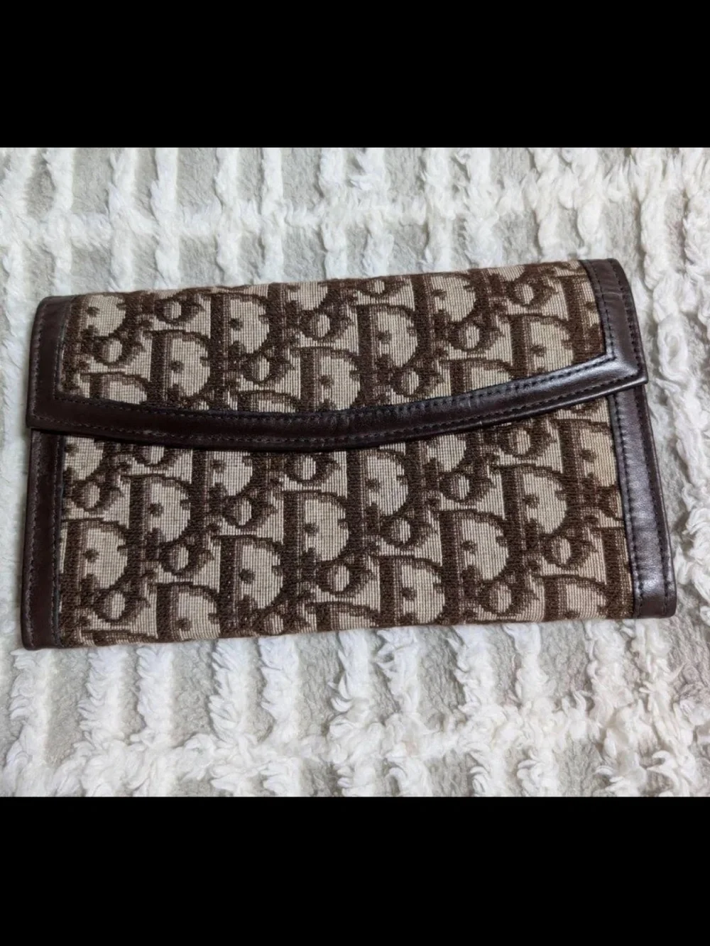 Dior Brown Monogram Canvas Wallet